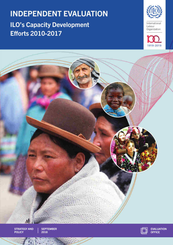 Image of Front Cover of ILO Capacity Development Evaluation 2010-2017