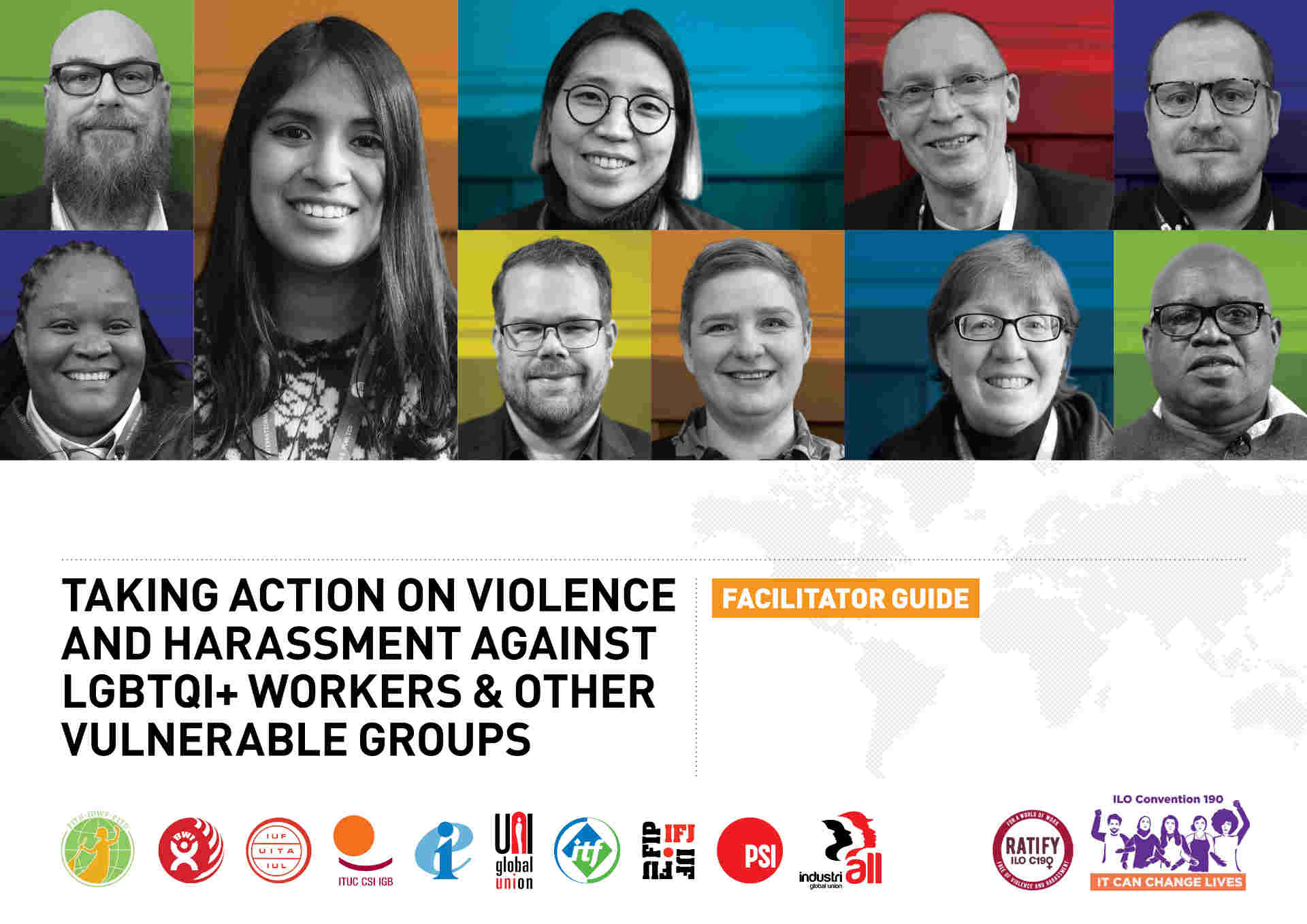 Image of Facilitator Guide on Taking Action On Violence And Harassment Against LGBTQI+ Workers & Other Vulnerable Groups